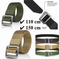 Men's Tactical Belt Canvas Belt Nylon Buckle 110 Cm & 150 Cm