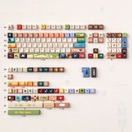 Magical Animal Theme Keycaps MOA/Cherry Profile Dye-Sublimation PBT Key Caps for 64/68/84/75/87/104 