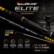 BACKBONZ - ELITE E-GLASS GRAPHITE 2 SECTION SPINNING ROD