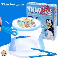 Ice Breaking Penguin Game Brain Hand Eye Parent-child Competition Beads Thin Ice Game For Boys N4z0