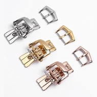 18mm Solid metal Folding Clasp for Patek Philippe Nautilus 5711 5712 5726 Rubber Leather Strap Stain