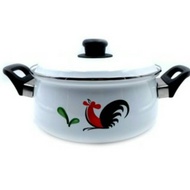 Big Size Rooster enamel Pot