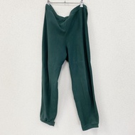 Mont-bell POLARTEC 抓絨褲，休閒褲，綠色，XL 碼，古著。