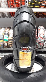 Ban Motor Gede SHINKO SR428 180/80-14 Ring 14 Rear TAPAK LEBAR 49 Motor Hyosung Yamaha TW200 dll