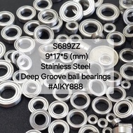 S689ZZ 9*17*5 (mm) Stainless Steel Miniature ball bearing