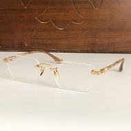 Pure Titanium High-End Frameless Premium Glasses Men Women Fashion Sven Business Glasses Frame