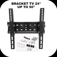 TV BRACKET TV BRACKET 24 32 39 40 42 43 45 50 INCH TILT UP DOWN THICK IRON PLATE