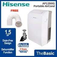 HISENSE Portable 1.5HP AirCond R32 Air Conditioner ( AP12NXG )