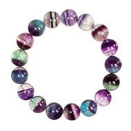 【正佳珠寶】 螢石 頂級極淨 獨角獸螢石 12mm 彩螢石手珠