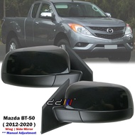 Front Side Black Manual Side Mirror For Mazda BT-50 BT50 UP UR 2012-2020