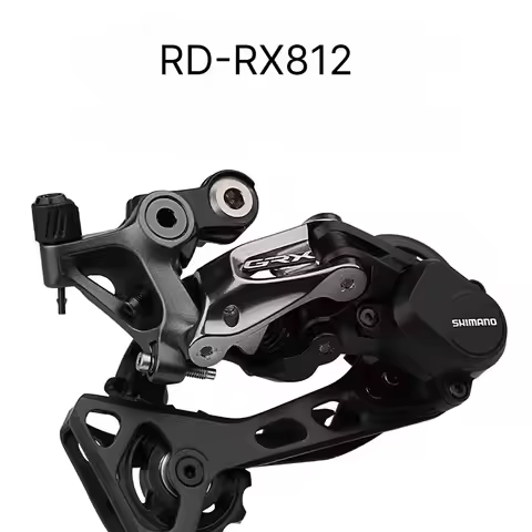 Shimano RD-RX812 GRX GS Long Cage 11 Speed Rear Derailleur Compatible with R7000 R8000 Gravel Bike