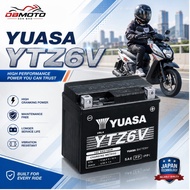 Yuasa Battery YTZ6V 12V 5Ah (10-hr) Maintenance Free AGM Battery Delivering 90 CCA Motorcycle Motorb