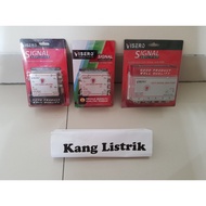 TERBAIK Booster + Splitter Antena TV / CATV Penguat Sinyal TV 2way