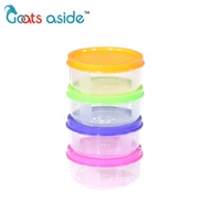 Freezer Box Complementary Food Tricolor 150ML3.7 Microwave Heating Mini PP Fresh-keeping Box Plastic Box Round