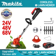 【Best Sellers】Cordless Lawn Mower 24V/48V Electric Grass Cutter Rechargeable Lawn Mower Household Lawn Mower Brushless Electric Lawn Mower Lawn Mower Without Gasoline