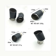 Exhaust Pipe Straight Edge Muffler Carbon Fiber Modified Carbon Fiber Exhaust Pipe Fittings Tail Thr