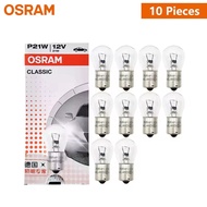 OSRAM Original P21W 1156 Turn Signal Light Reverse Lamp Standard Auto Brake Bulb 12V S25 21W 7506 Me