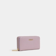 SC2 - CNY 2022 - Tracey Mallory Embossed Stripe Long Zipped Wallet