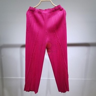 ﹍❍☸ Aiden001 One Size Autumn Spring Summer Pleated All-Match Casual Fashion Cropped Pants 2188