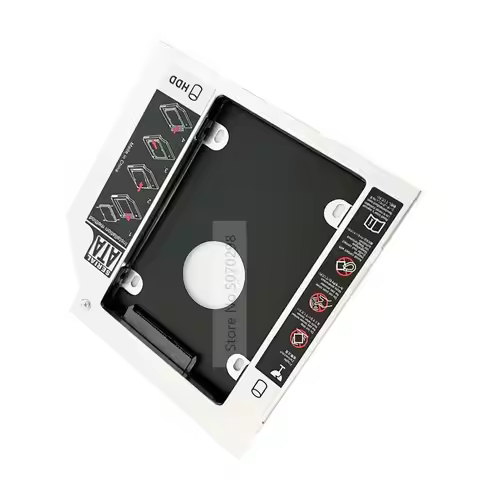 2nd Secondary HD SSD Hard Drive Optical bay Caddy Bracket Tray for Dell Inspiron 15 5000 5100 5555 5
