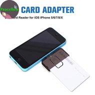 Peacellow SIM Card Adapter SIM Card Reader Mini SIM Nano for iOS  5/6/7/8/X (Plug&Play) Moble Phone 