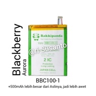 Baterai Rakkipanda BBC100-1 for Blackberry Aurora Double Power