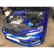 Volkswagen 1.4 tsi Twin Charge turbo Open Pod setup (Jetex High flow air filter with 1.14 kpa flow rate )