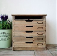 W10 杉木/  A4文件木櫃桶 file 木盒 桌收納 文件整理 手工材料 分類 zakka