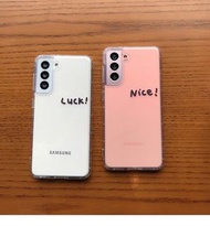 7442簡約英文三星SAMSUNG S10 S20 S20FE S21 NOTE 10 NOTE20電話殼