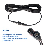Solar light 5M extension cable Double needle extension cord