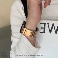 Dây Đeo Đồng Hồ Apple Watch Bằng Kim Loại Cao Cấp Dành Cho Nữ Thu Đông Mới Về Hấp Thụ Từ Tính Một Hạ