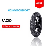 BAN LUAR FDR TUBLESS 80/90-14 FACIO MERK FDR
