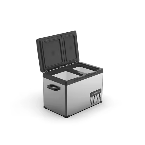 AC220V/DC12V/24V 35/45/55L Dual Zone Car Freezer Electric Cooler Fridge Compressor Mini Refrigerator