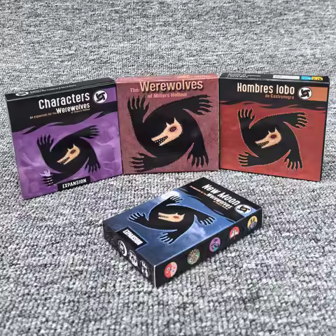 Werewolves of Miller's Hollow Card Game Base Set Characters New Moon Expansion Best of Edition Full 
