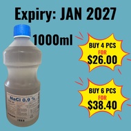 B.Braun Sodium Chloride 0.9% Irrigation Solution 1000ml NaCL 0.9%