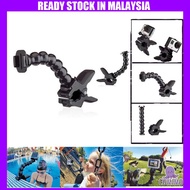 Jaws Mount GoPro Flex Clamp Mount Adjustable Neck for GoPro Action Camera Xiaomi