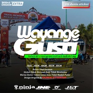 sticker kaca truk pick up wayange gusti sticker cuting kaca mobil truk pick up