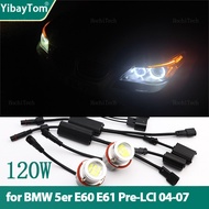 6000K Angel Eyes LED Halo Marker Lights Bulb Replace For BMW 5er E60 E61 Pre-LCI 520i 523i 525i 528i
