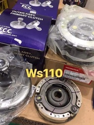 Full bộ nồi Wave S 110/ Wave RSX / Wave Ableda 110 ( nồi trước chính hãng FCC + nồi sau hàng zin Hon