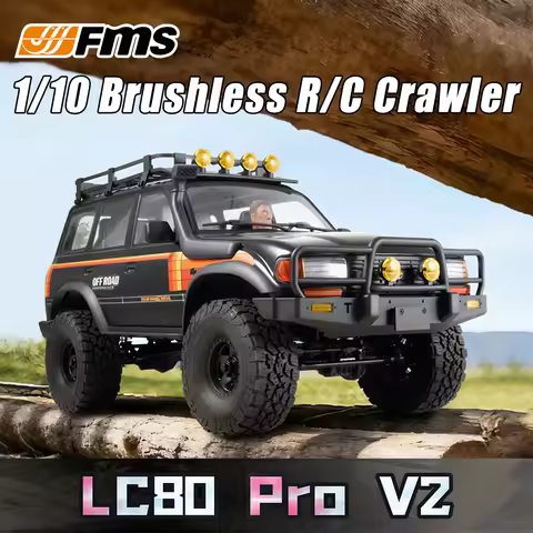 FMS LC80 Pro V2 Brushless RC Crawler 1/10 Electric Remote Control Model Car Adult Children's Toys