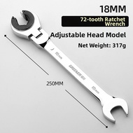 Quick Dual-Use 72 Teeth Adjustable Ratchet Wrench