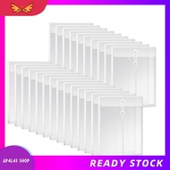 [ap4l43.] A4 Size Clear Plastic Envelopes Kit with String Closure, Expandable Files Document Folder,