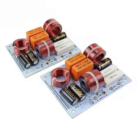 WYORESY 3 Way Crossover Board 200W 900Hz 5000Hz for 5-8Ohm 3-12 Inch Speaker 1Pair