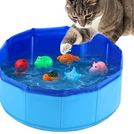 Pet Bathing Pool Dog Cat Folding Pool Pet Cleaning Basin Birdbath E0k5