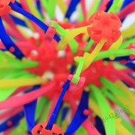 เด็ก Magic Ball ของเล่นพลาสติกที่มีสีสัน Telescopic กลายเป็นขนาดใหญ่ลูกบอลของเล่นขนาดเล็ก UYU-TH