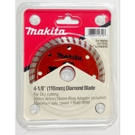 MAKITA ใบตัดคอนกรีต 4 นิ้ว (หนา) ใบตัดกระเบื้อง/ใบตัดเพชร/ใบตัดหินแกรนิต/ใบตัดปูน