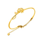 Citigems 916 Gold Bouquet Bangle