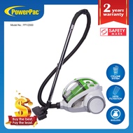 PowerPac Bagless Vacuum Cleaner Cyclone Vacuum Cleaner with HEPA Filter 2000 Watts (PPV2000)