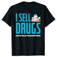 Saya menjual ubat-ubatan. T-shirt lucu untuk ahli farmasi. Ahli Farmasi, Teknologi Farmasi, T-shirt 