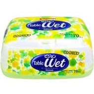 桌上型濕紙巾 盒裝70枚入